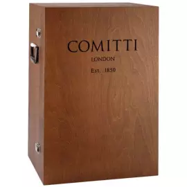 Desktop clock "Comitti The Navigator" Black Chrome