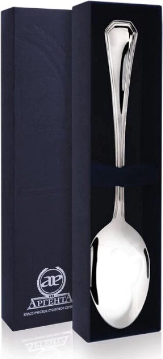 Elegant silver tablespoon