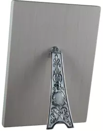 Mother-of-pearl icon "Guardian Angel" in a white frame