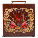 Коллекция книг к 23 февраля в деревянном ларце