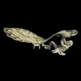 Серебряный набор для торта "Жар-птица" Серебряный набор для торта "Жар-птица"