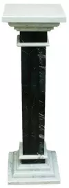 Колонна "Мраморная" черная