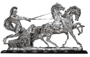 Statuette "Chariot" on a stand