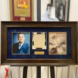 Собственноручное письмо писателя Герберта Джорджа Уэллса