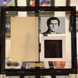 An autographed document by the artist Kazimir Malevich
