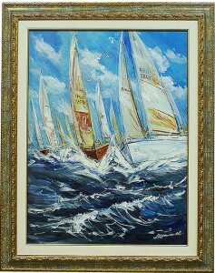 The painting "Sea sails"