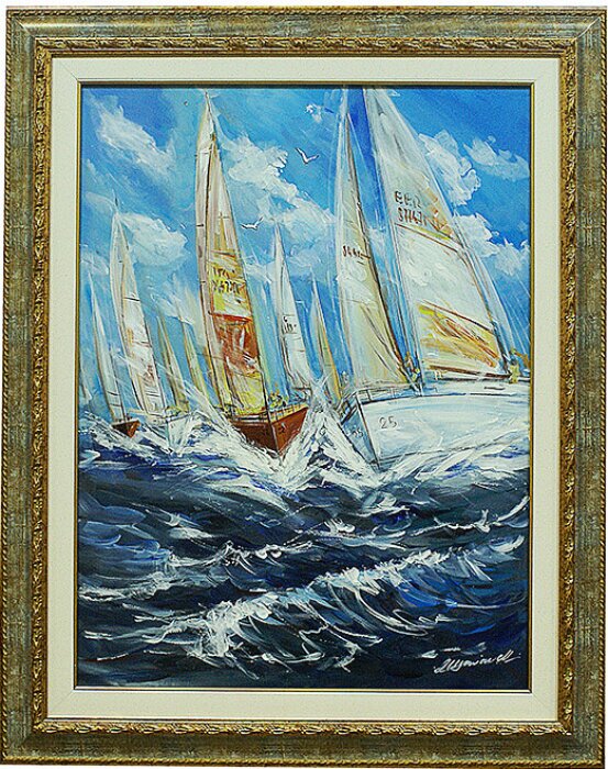 The painting "Sea sails"