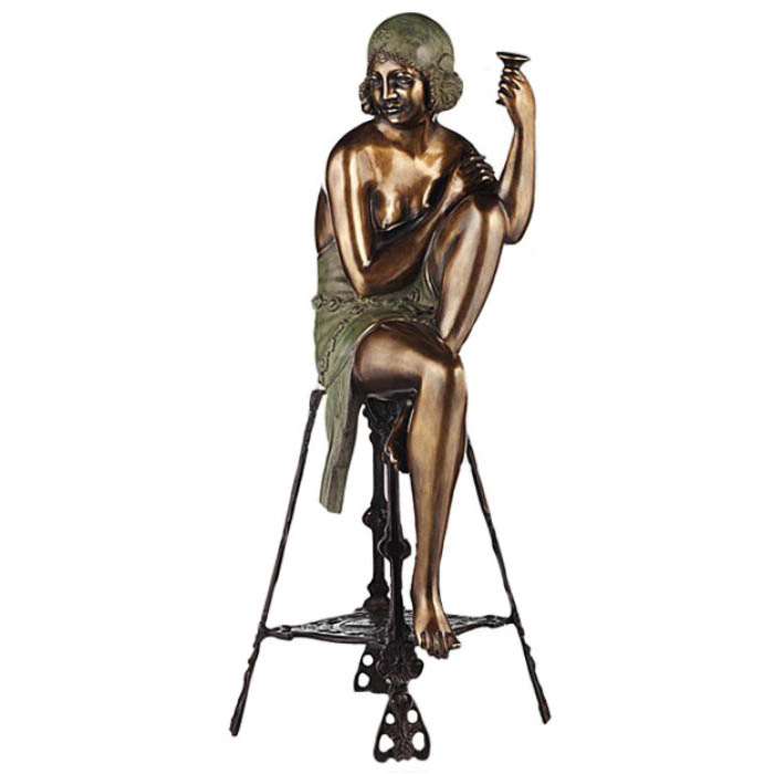 Sculpture "Concubine" made of bronze