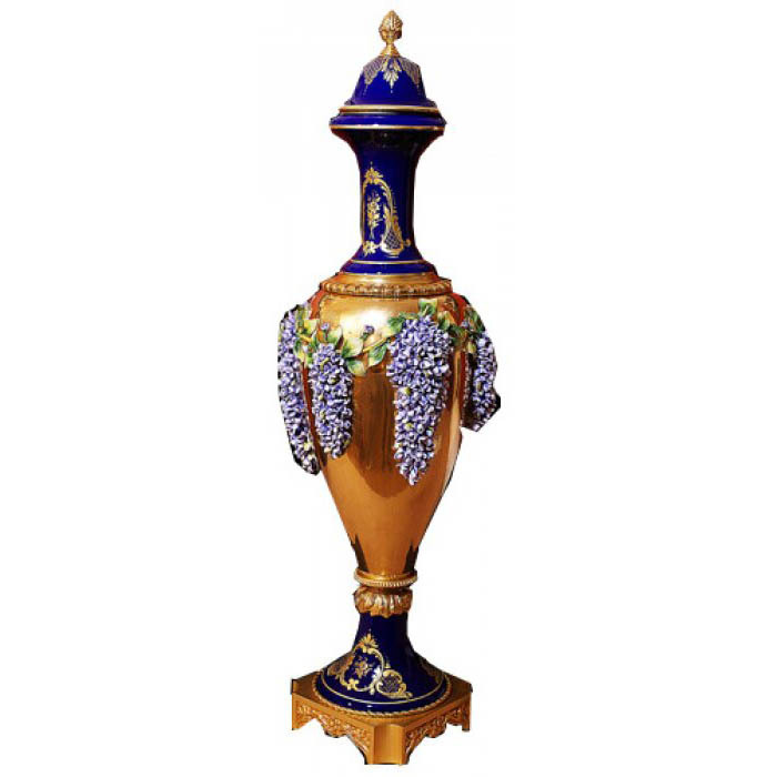 The vase "Flowers" is multicolored