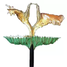 Торшер "Руки мира" бронзовый