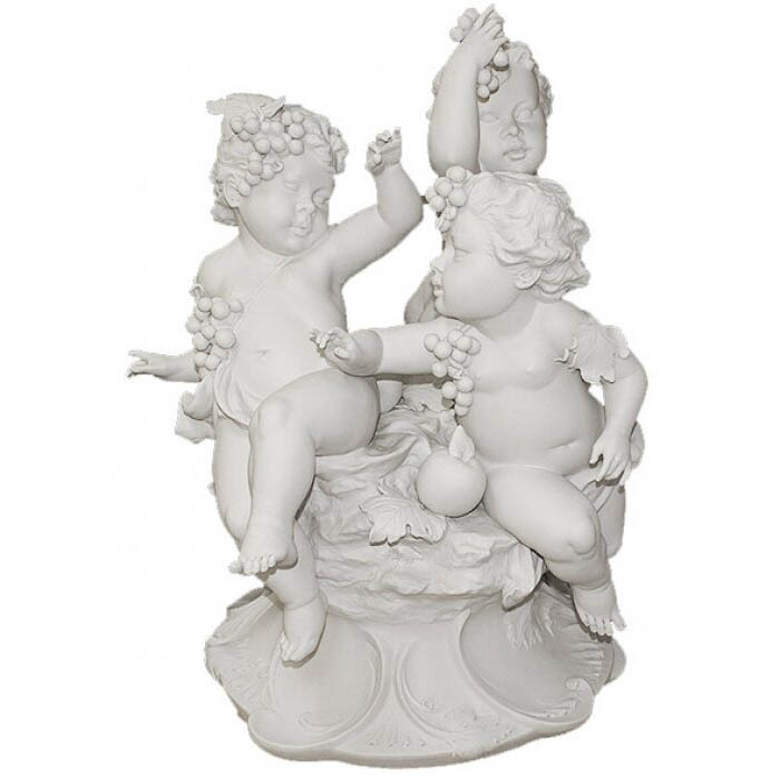 Sculpture "Three Angels" porcelain