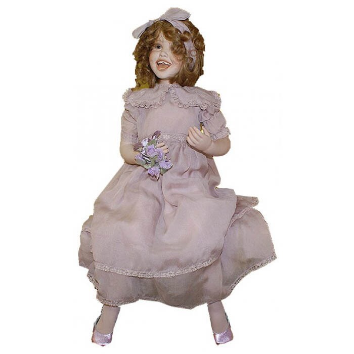 Collectible porcelain doll "Charlotte"