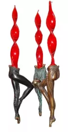 The Three Graces Candlestick