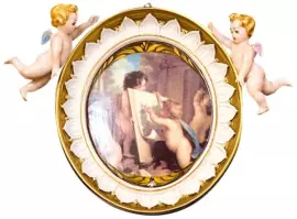 Медальон на стену "Два ангела"