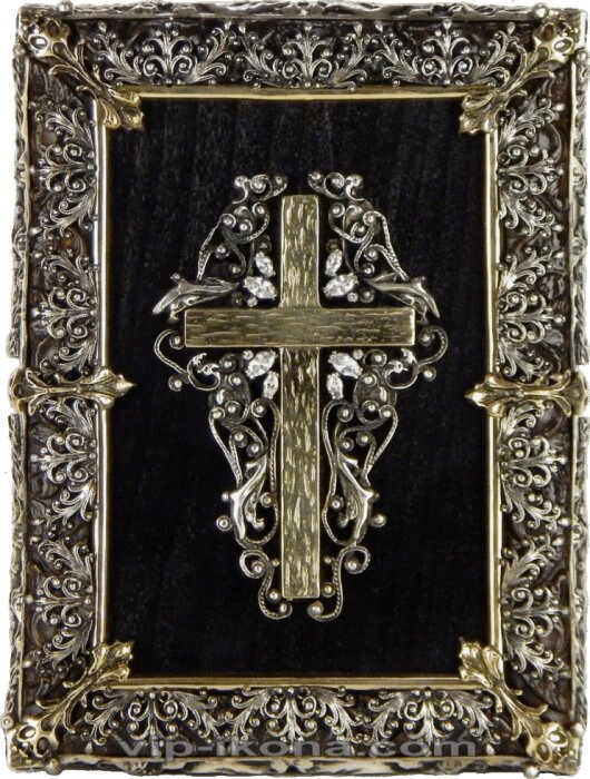 Icon with artistic casting "Lord Almighty" small (bronze)