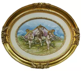 Bas-relief "Three angel musicians"