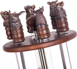 Набор для шашлыка "На охоте" на 6 персон