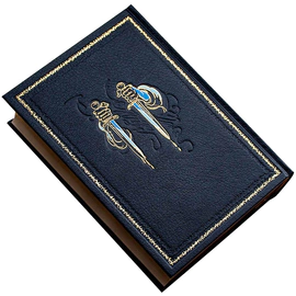Книга в кожаном переплете "Комедии, том 3: Как вам это понравится, Двенадцатая ночь, Конец - делу венец", У. Шекспир