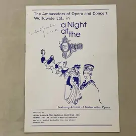 Брошюра с автографом политика Индиры Ганди Брошюра с автографом политика Индиры Ганди