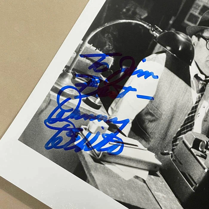 An autographed photo of actor Danny DeVito