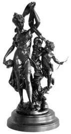 Sculpture "Spring with Cupid" (cast iron)
