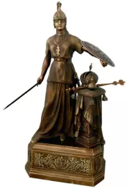 Скульптура "Россия" чугун