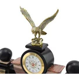 Настольный набор руководителя из яшмы и долерита "Статус. Орёл"