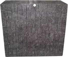 Настольный набор руководителя из камня "Эллада. Георгий Победоносец" малахит, долерит