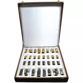 Шахматы из лазурита "Викинги"