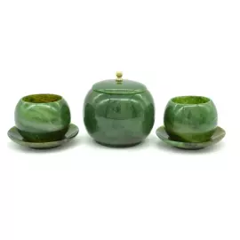 Чайный набор из нефрита "Чай вдвоём"