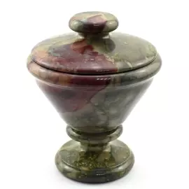 Сахарница из яшмы "Мирит"