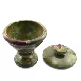 Сахарница из яшмы "Мирит"