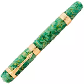 Ручка-роллер "Перла зеленая с золотом (PERLA GREEN GOLD)"