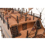 Exclusive mini bar "Dutch brig of the XVIII century" made of precious wood