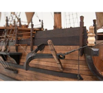 Exclusive mini bar "Dutch brig of the XVIII century" made of precious wood