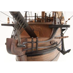 Exclusive mini bar "Dutch brig of the XVIII century" made of precious wood