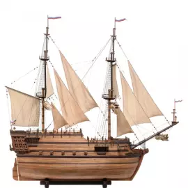 Эксклюзивный мини бар "Голландский бриг XVIII века" из драгоценных пород дерева