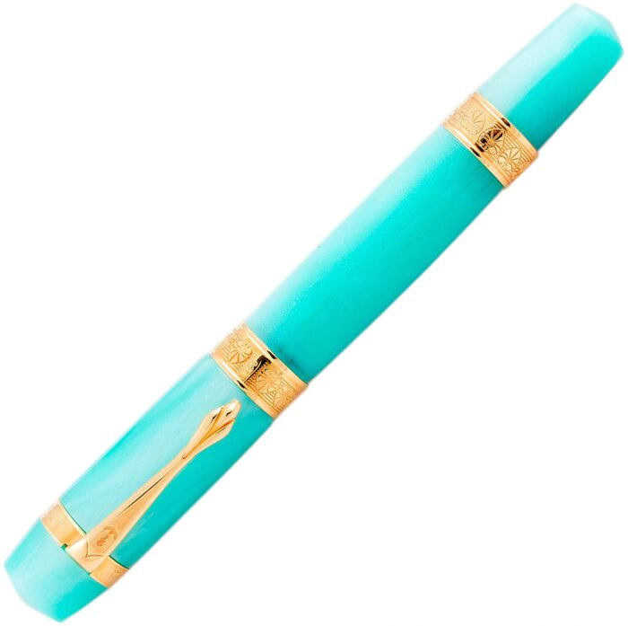 Ручка-роллер "Перла бирюзовая с золотом (PERLA TURQUOISE GOLD)"