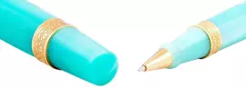 Ручка-роллер "Перла бирюзовая с золотом (PERLA TURQUOISE GOLD)"