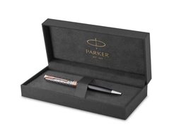 Шариковая ручка Parker Sonnet Premium Refresh GREY, цвет чернил Мblack, в подарочной упаковке
