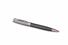 Шариковая ручка Parker Sonnet Premium Refresh GREY, цвет чернил Мblack, в подарочной упаковке