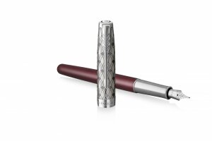 Перьевая ручка Parker Sonnet Premium Refresh RED, перо 18K, толщина F, цвет чернил black, в подарочной упаковке