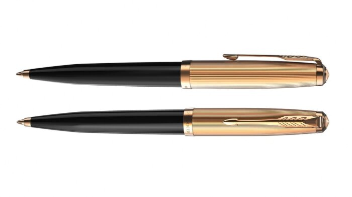 Parker 51 DELUXE BLACK GT Ballpoint pen, ink color black