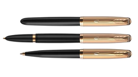 Parker 51 DELUXE BLACK GT Ballpoint pen, ink color black