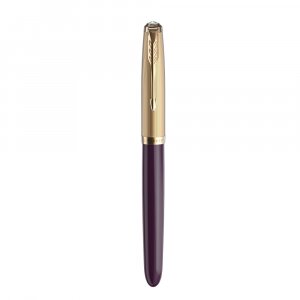 Перьевая ручка Parker 51 DELUXE PLUM GT, перо F