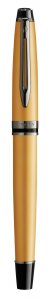 Перьевая ручка Waterman Expert Gold F BLK в подарочной упаковке