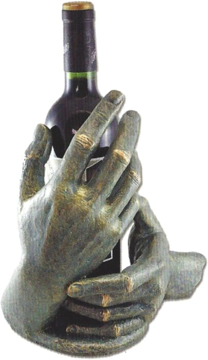 Sculpture - bottle stand "Thinking of you (with a bottle)" (Thinking of you)
