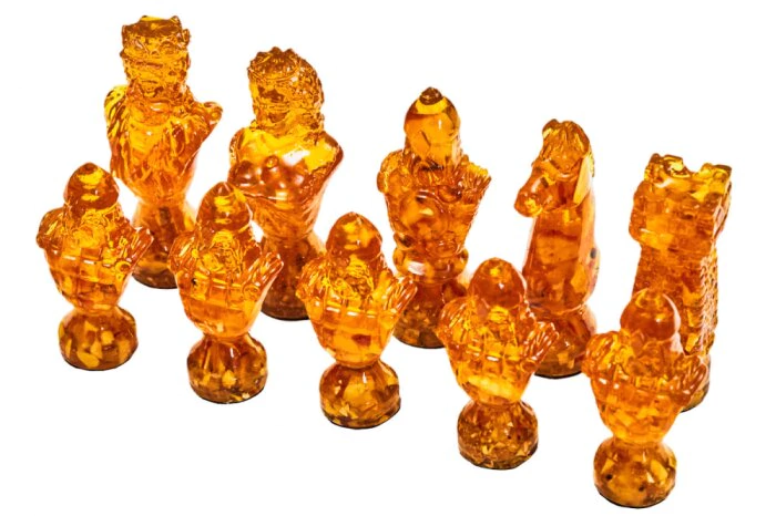 Amber chess pieces are medium "Fabulous" for a 50*50 board
