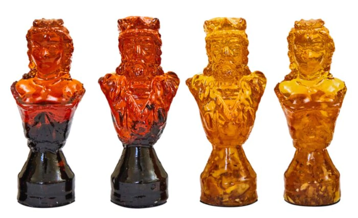 Amber chess pieces are medium "Fabulous" for a 50*50 board