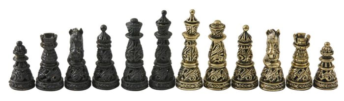 Chess pieces "Princely" small 806, Haleyan